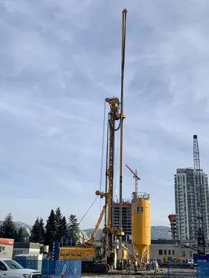 Bauer Foundations Canada installed a Cutter-Soil-Mixing wall for UBCO downtown project